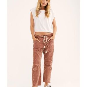 Free People City Slouch Corduroy Pants